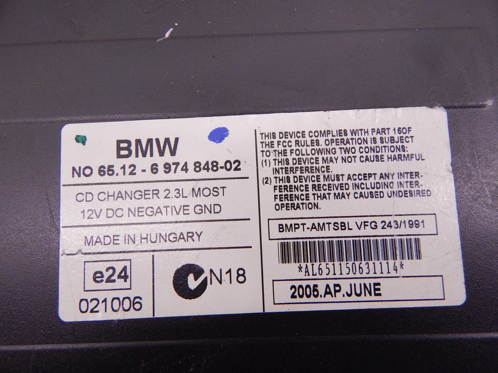 Чейнджер компакт дисков BMW 7-Series (F01/F02) купить в России